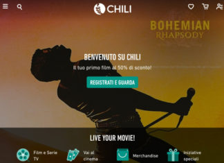 Chili.com, Cinema e serie TV sempre con te Chili.com