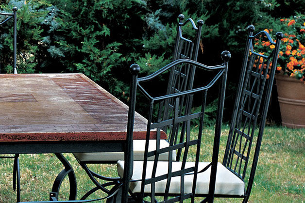 Manutenzione Di Tavoli E Sedie In Ferro Battuto Hobby