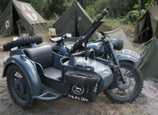 BMW R75 929 0 MODELLISMO Veicoli Sidecar. La BMW R75